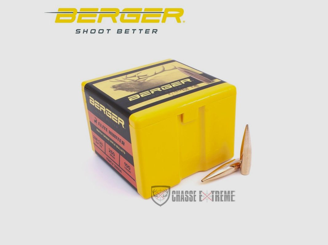 100 Balas BERGER Cal. 338 250gr Elite Hunter, imagen 2 de 2