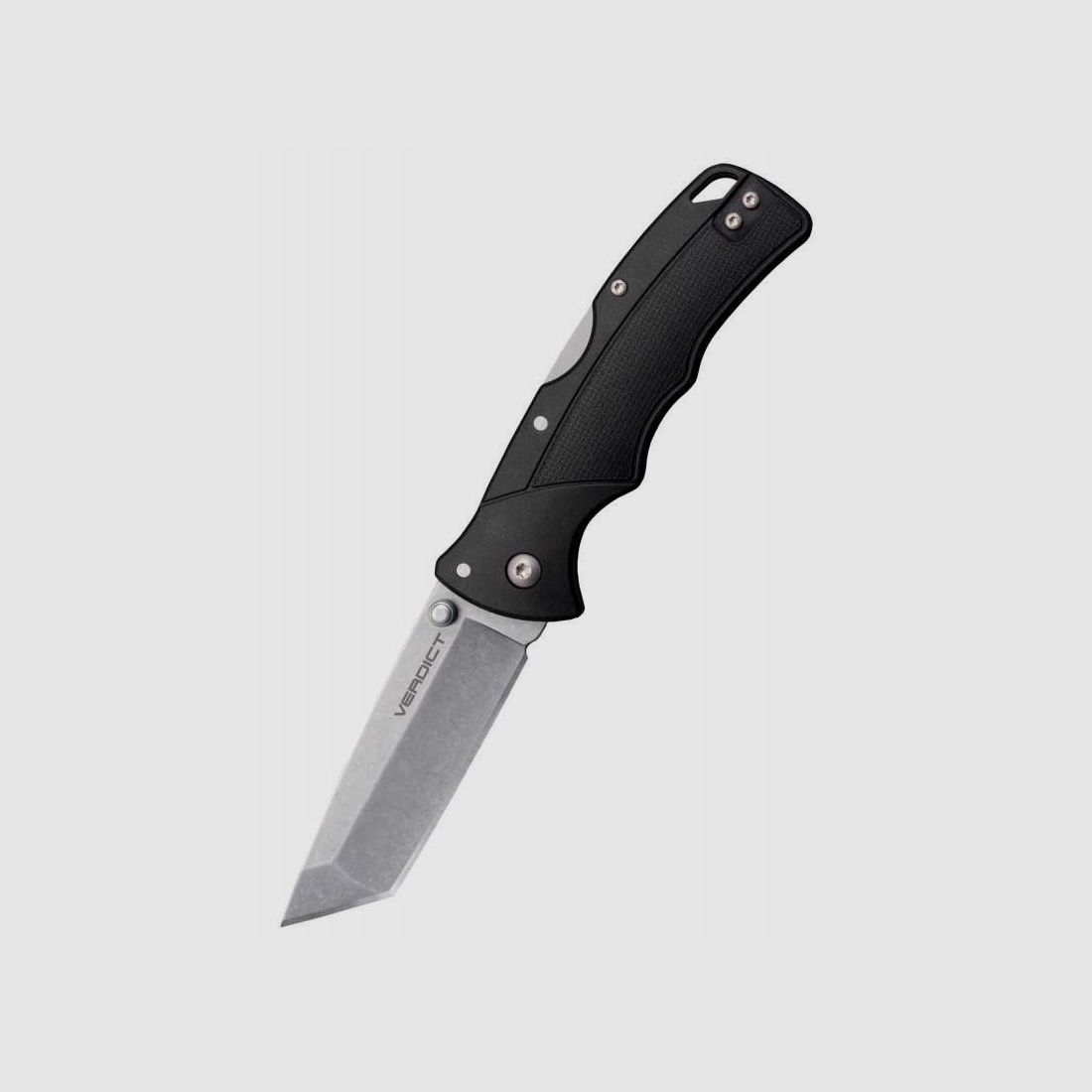 Cold Steel Verdict Taschenmesser, Tanto Point, 4116SS, schwarzer Griff