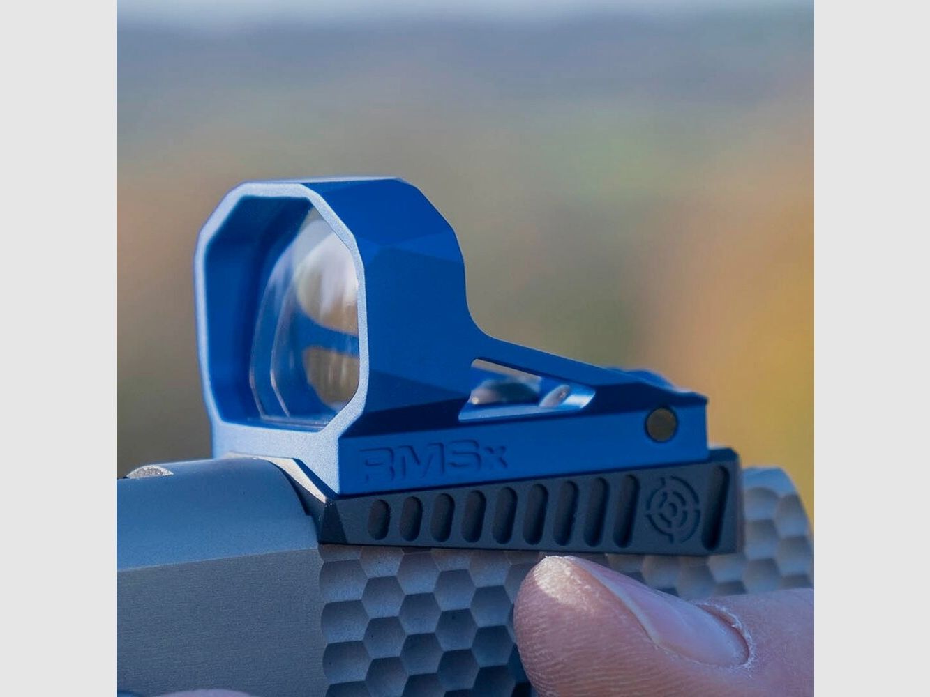 Shield Rotpunktvisier RMSx 4 MOA Dot Blue -