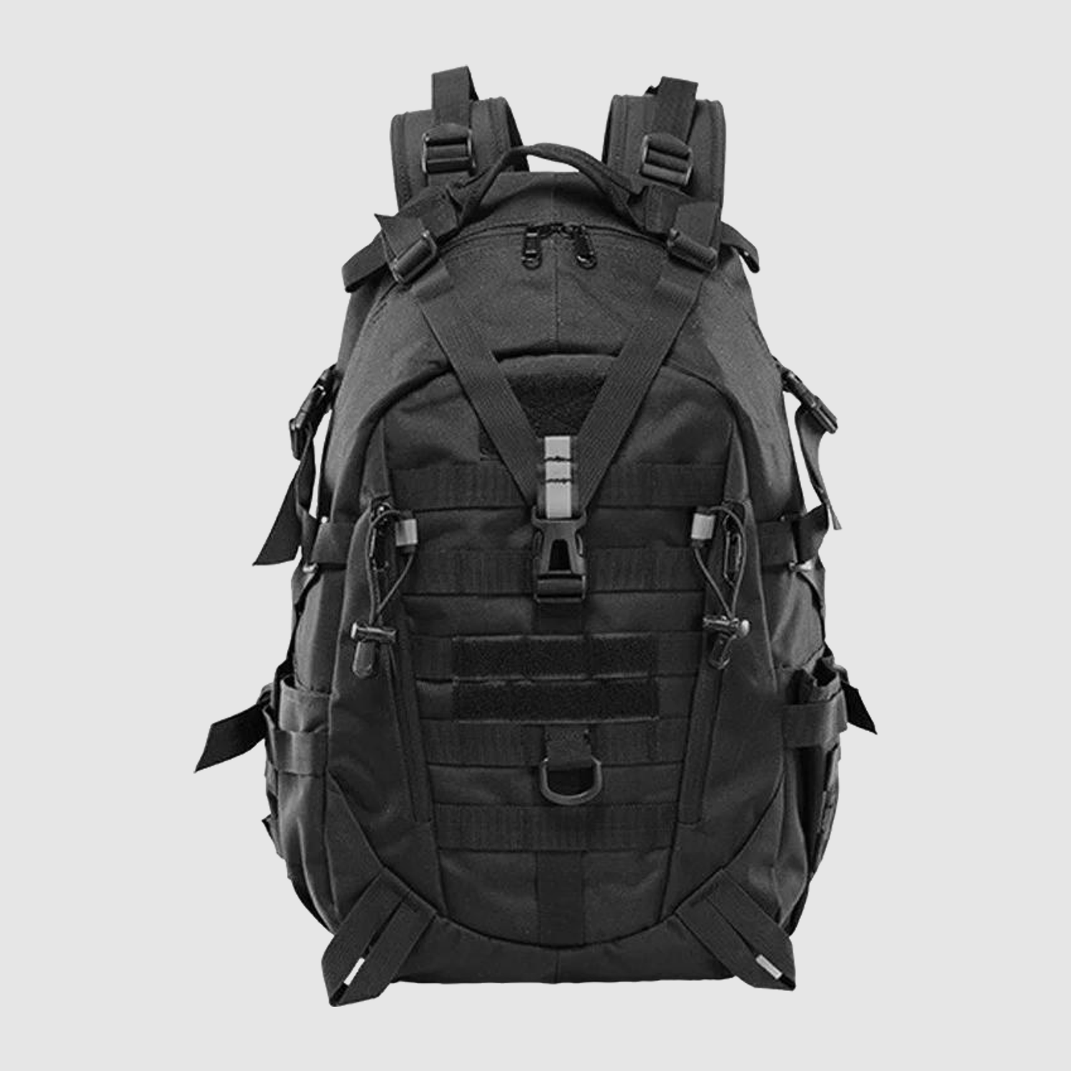 40L Men's Hiking Backpack with Molle System: Comfort, Organization, Safety for Every Outdoor Adventure (Black)