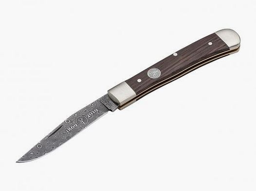Böker Trapper acier damassé de machine à vapeur