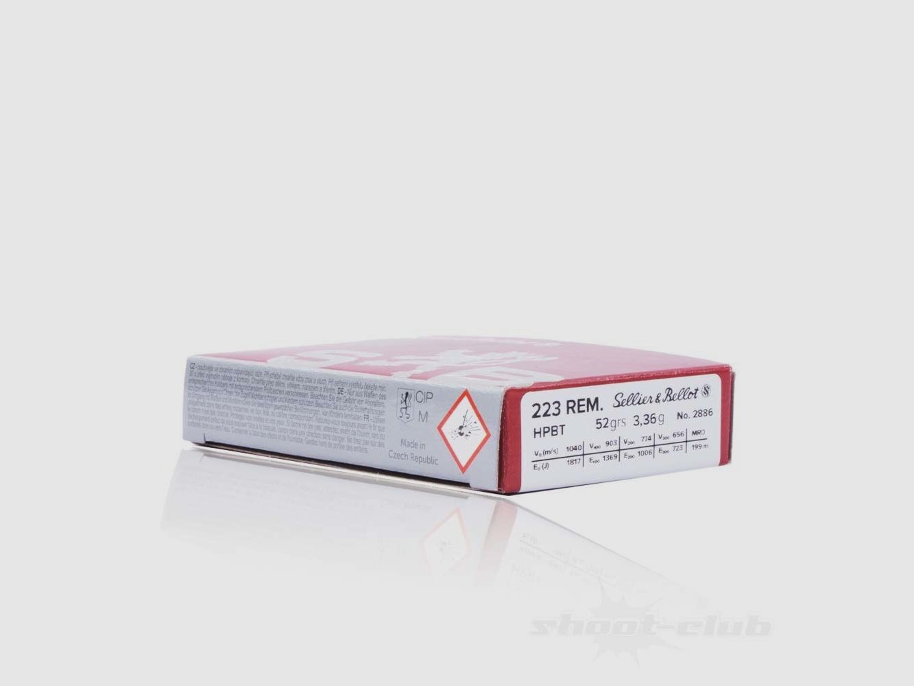 Sellier & Bellot SMK HPBT 52grs 20St .223Rem