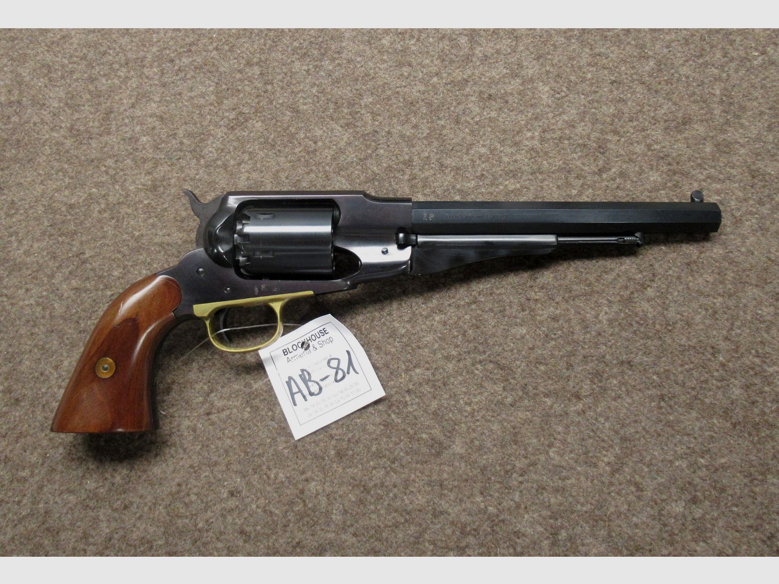 AB-81 revolver PIETTA mod. Remington 1858 cal. .44PN, image 1 sur 2
