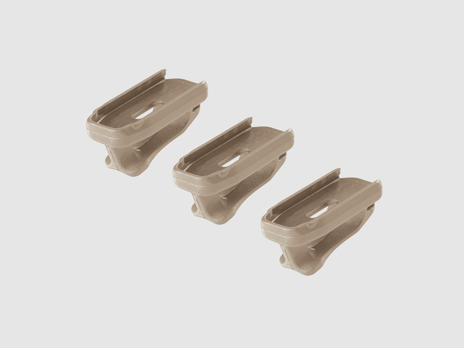 Fondello del caricatore Ranger Plate PMAG AR/M4 GEN M2, 3 pezzi, FDE, MAG212 - Magpul