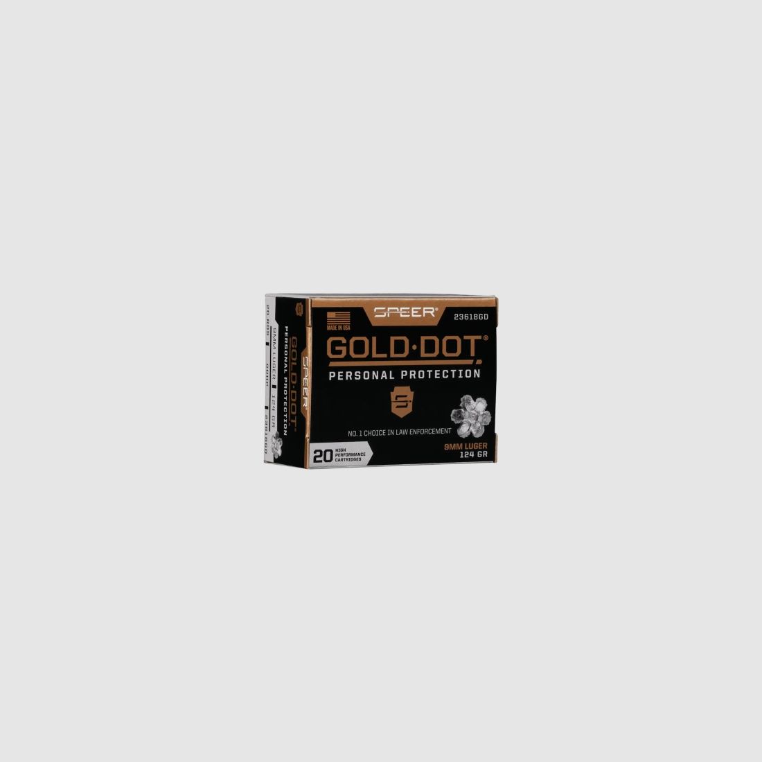 Speer Gold Dot Protezione Personale 9mm Luger 124GR GDHP 20 cartucce