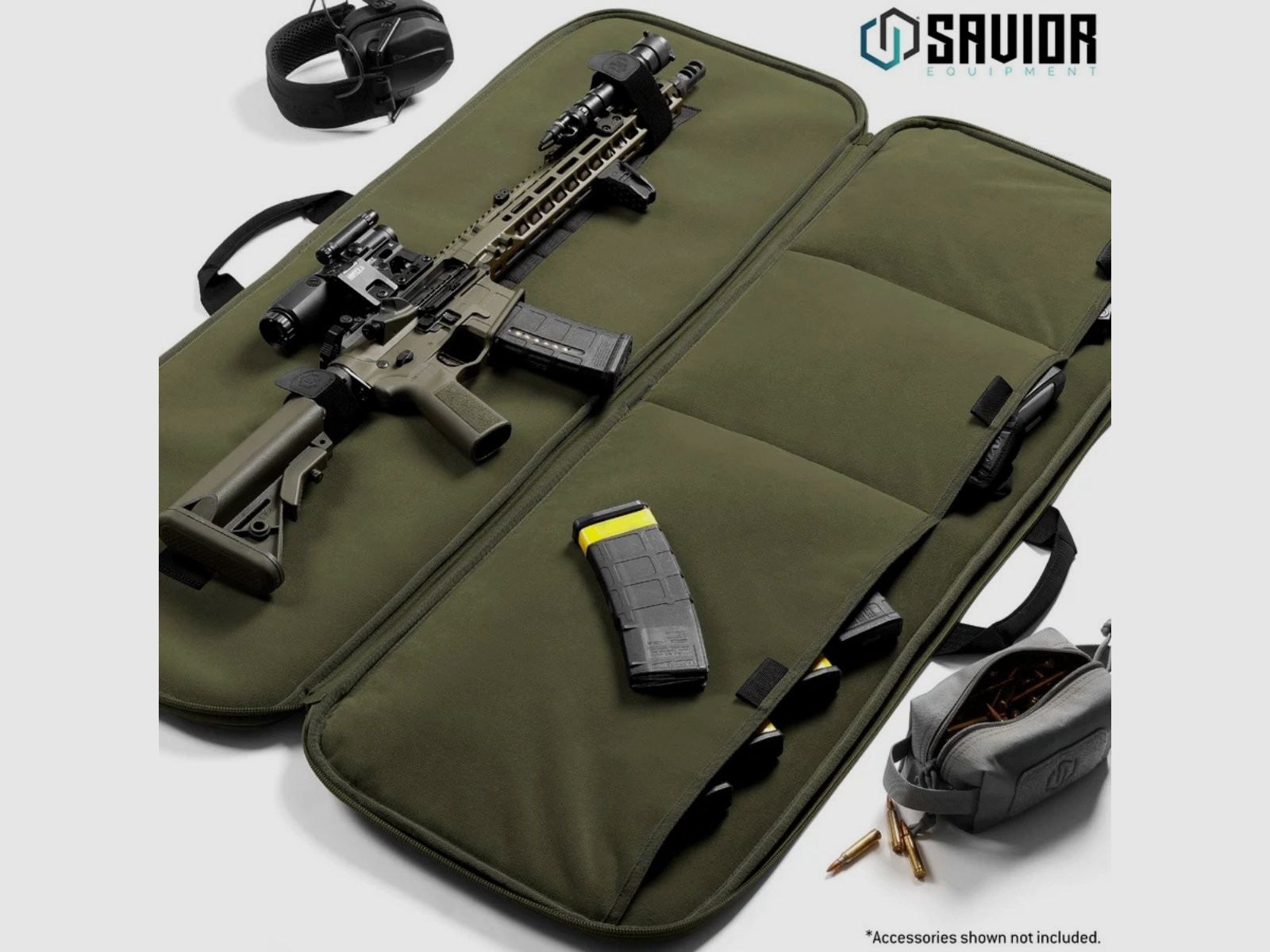 Savior – Single Rifle Case – Specialist Series Single – 51" – Green – RB-SG51-WS-OG, image 3 of 5