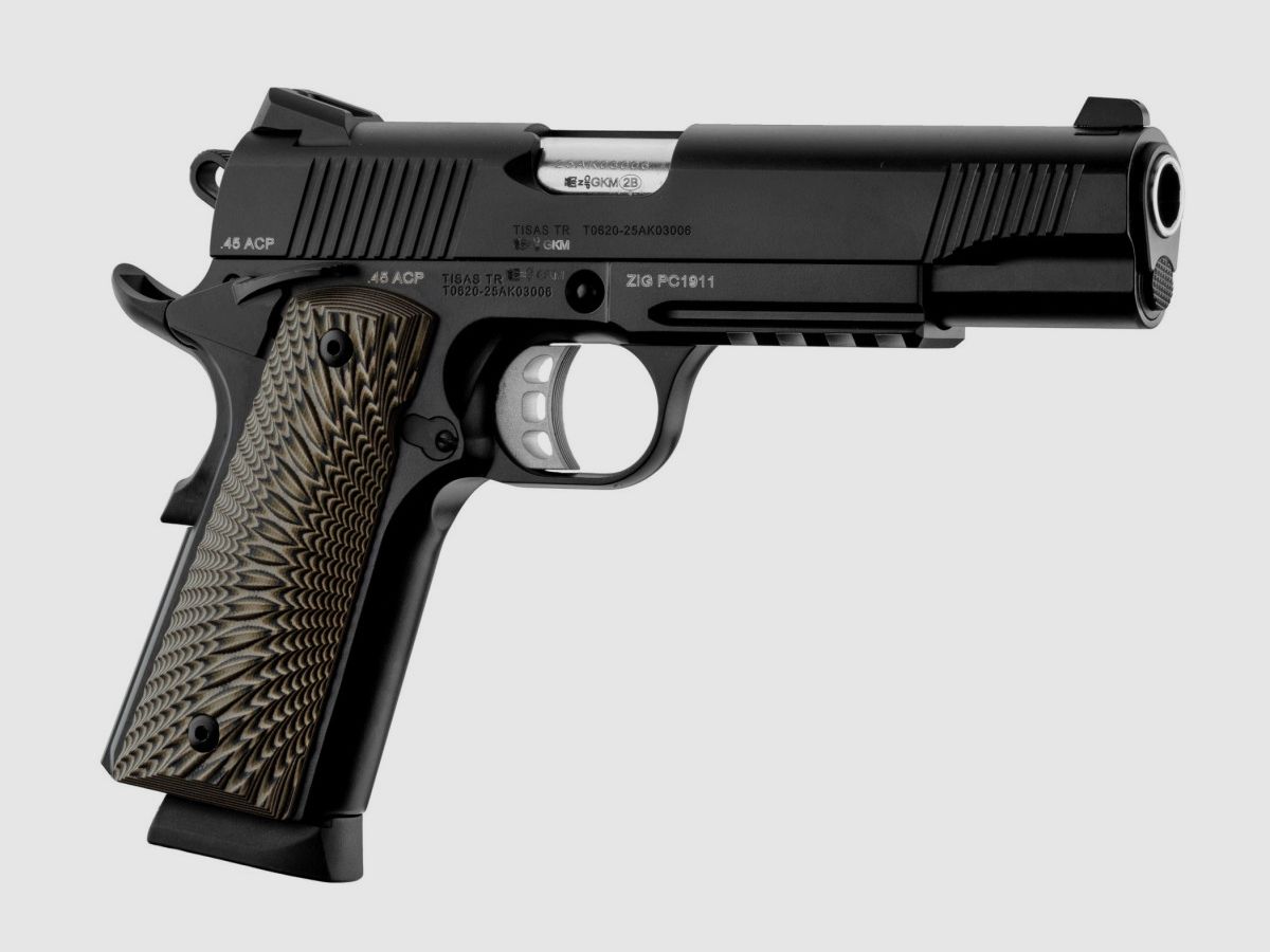 Pistolet TISAS ZIG PC 1911 Noir 5 - PC 9 CAL 9X19 TISAS, image 4 sur 10