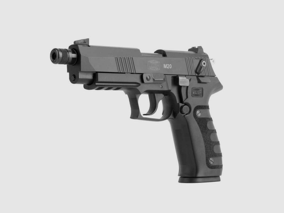 Mauser M20 SD 22 LR halbautomatische Pistole mit Gewinde - Mauser M20 Black Kal.22 mit Gewinde, Bild 3 von 3