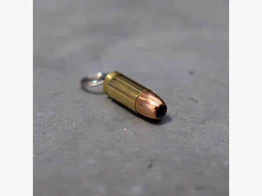 PORTACHIAVI "9MM LUGER" HOLLOW POINT
