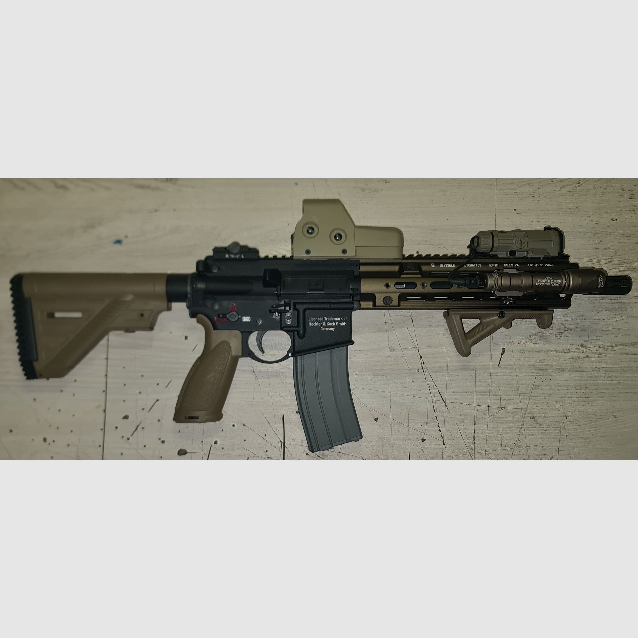 Hk 416 a5 Umbau mit Glock 17gen 5