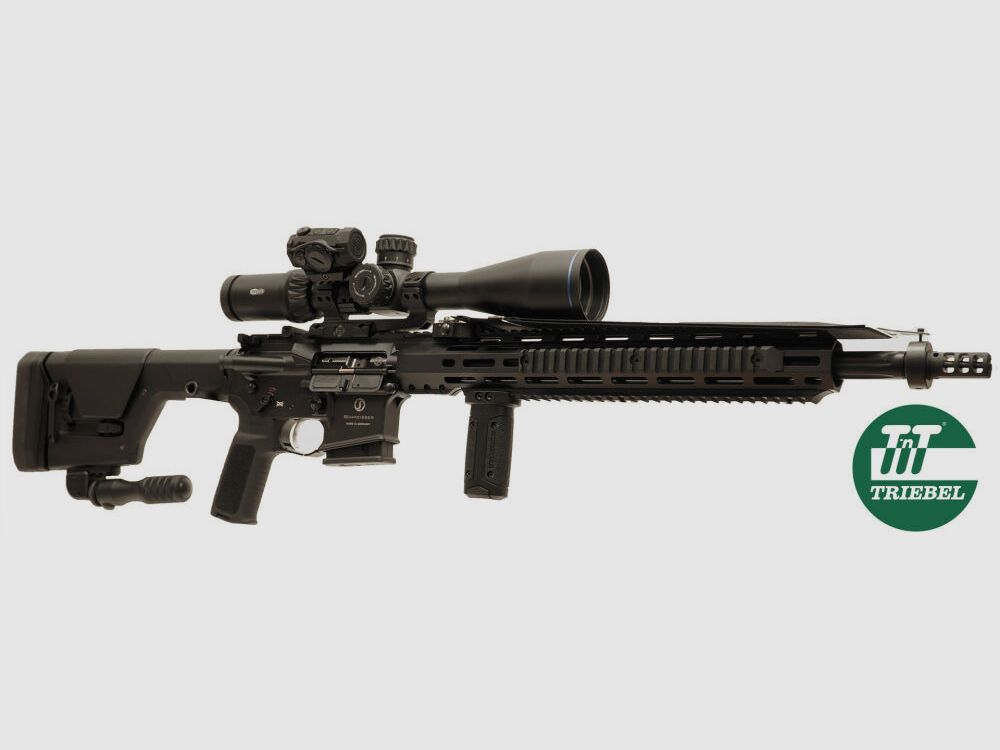 Schmeisser SL rifle AR15 DMR -18' with scope