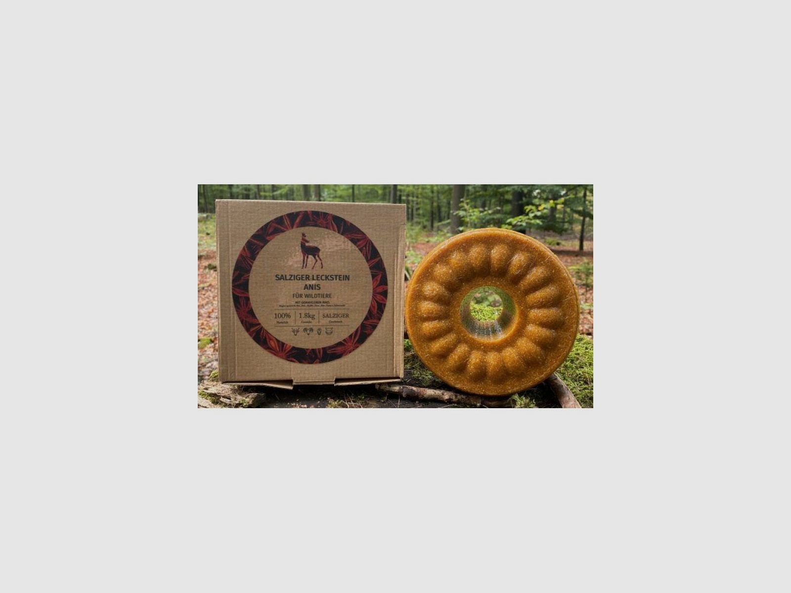 WILDLUTSCHER Leckstein salziger Anis mit gemahlenem Mais