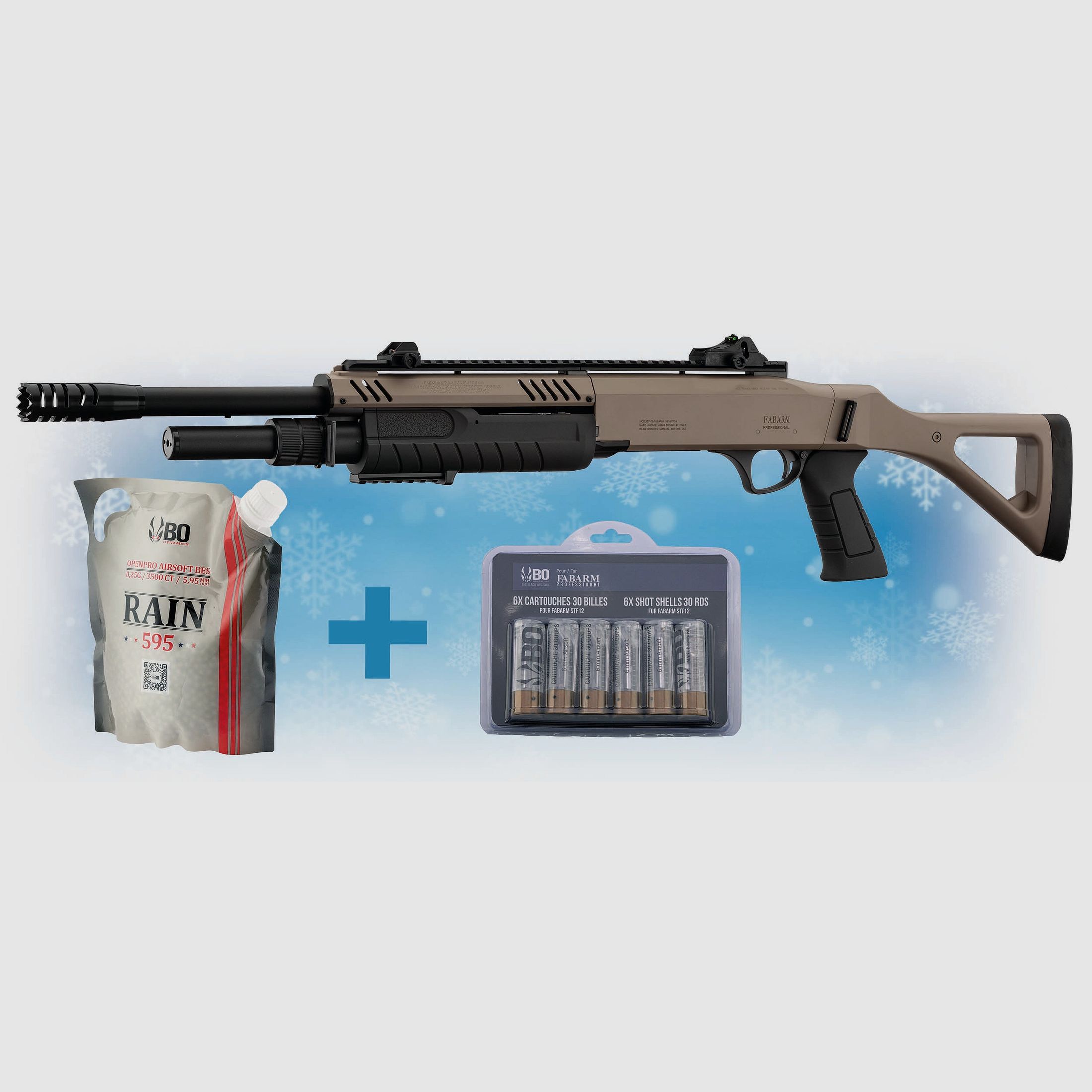 Replikat STF12 TAN Feder + Kugeln + Patronen