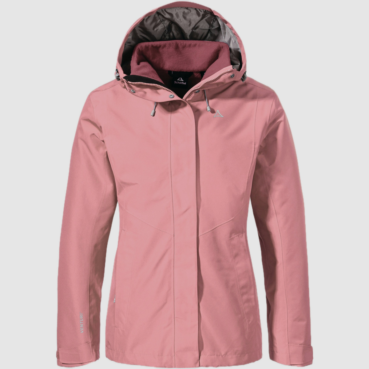 SCHÖFFEL Chaqueta de senderismo 3 en 1 Estilo Okere WMS Rosa