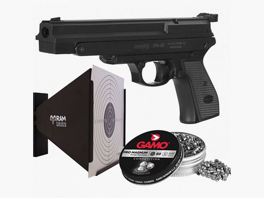 PR 45 4,5mm Luchtpistool Set
