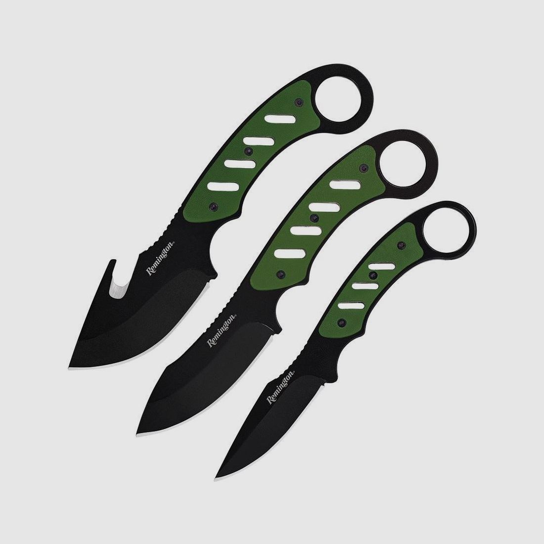 Remington Sportsman 3‑tlg. Skinner Set mit Nylonetui