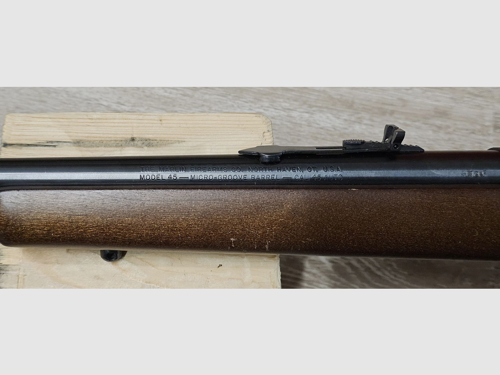 Marlin Mod. 45 Camp Carbine, caliber .45ACP (used) open sights