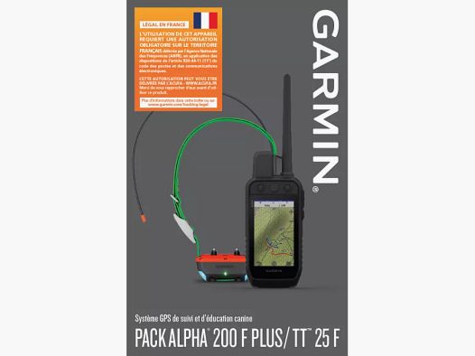 Pack GPS ALPHA 200F Plus TT25 Versione F GARMIN
