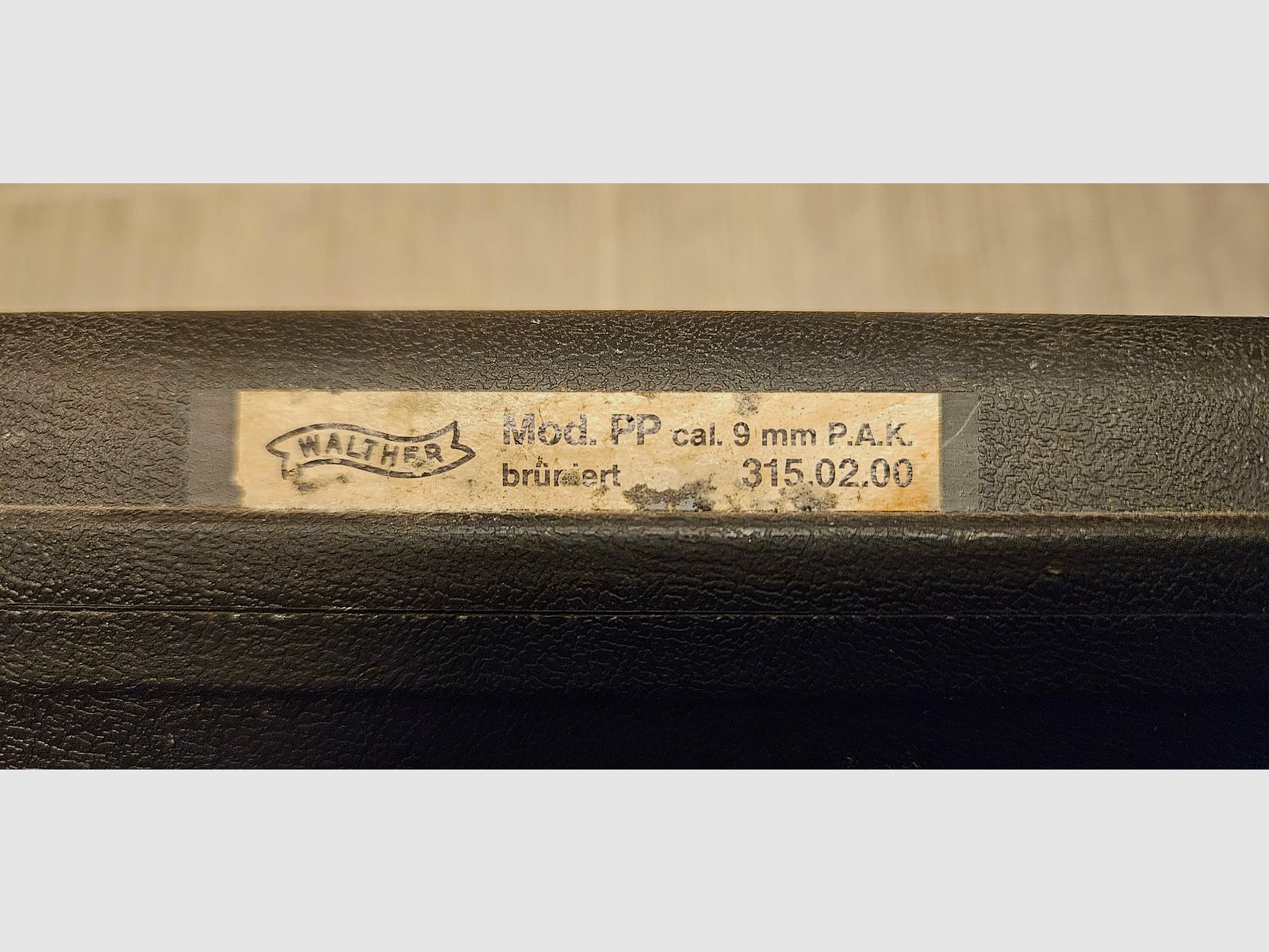 Walther PP- 9mm P.A.K. brüniert