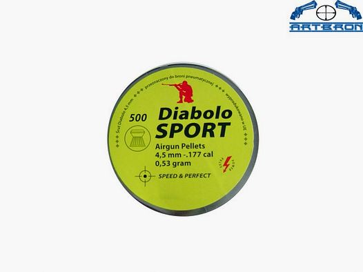 Diabolo Sport flat-head ribbed cal. 4.5 mm