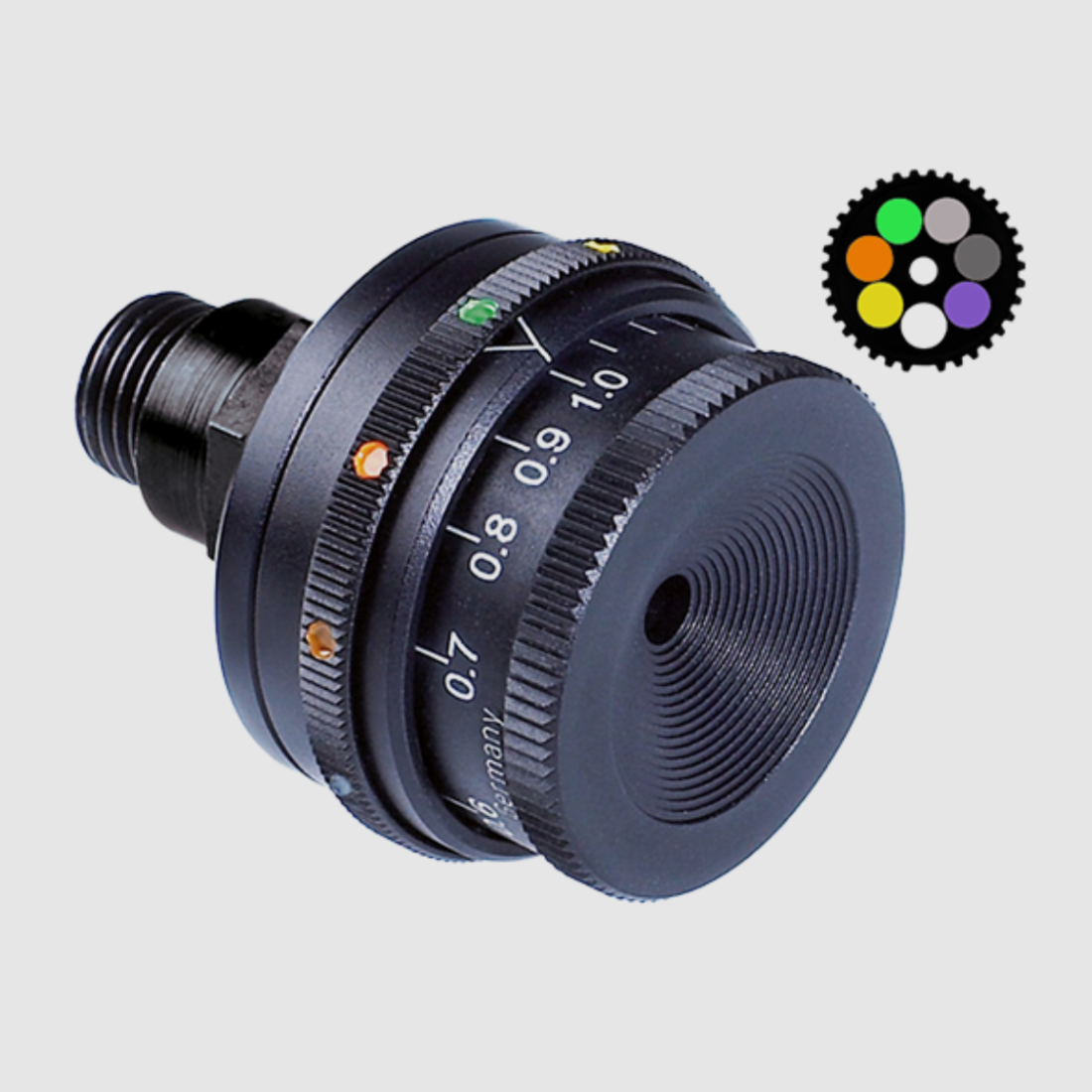 Gehmann 566 filtre iris 6 filtres de couleur