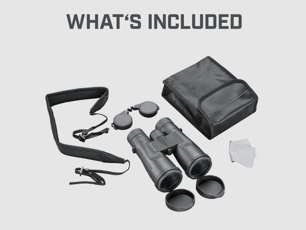 Bushnell Fernglas Legend 10x50mm, schwarz, FMC, BAK4, IPX7, Dach Prismen