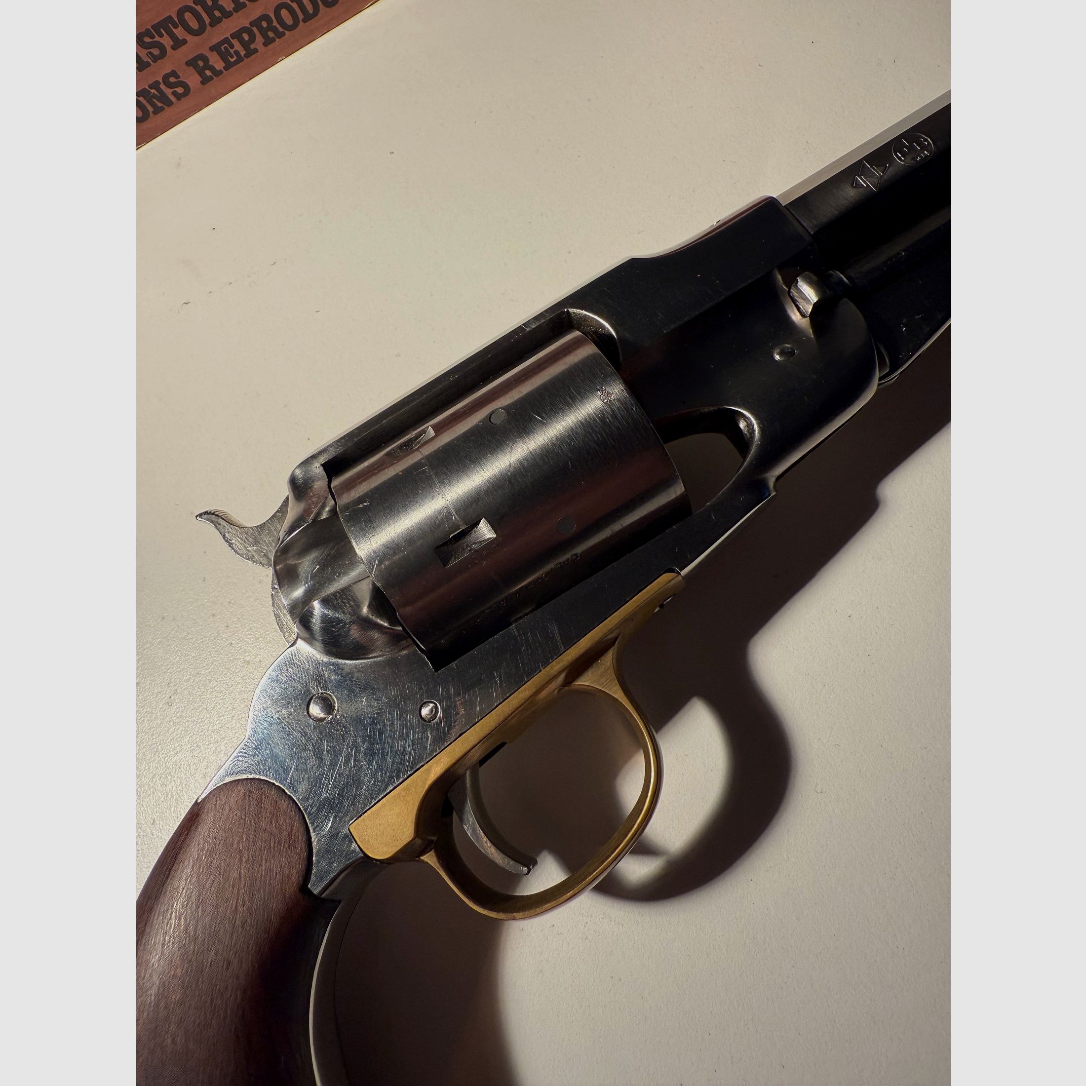 Western Remington New Army 9mm Knall Edelstahl