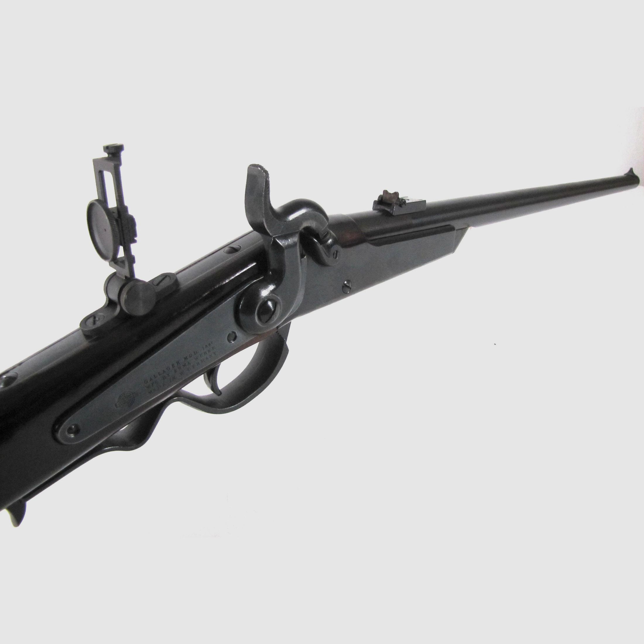Vorderlader Wischo Gallager Mod 1860 vom Erma Werk, hergestellt in W. Deutschland,