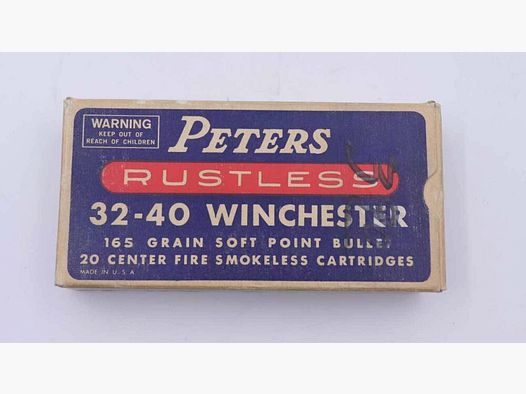 Peters USA Büchsenpatronen .32-40Win.