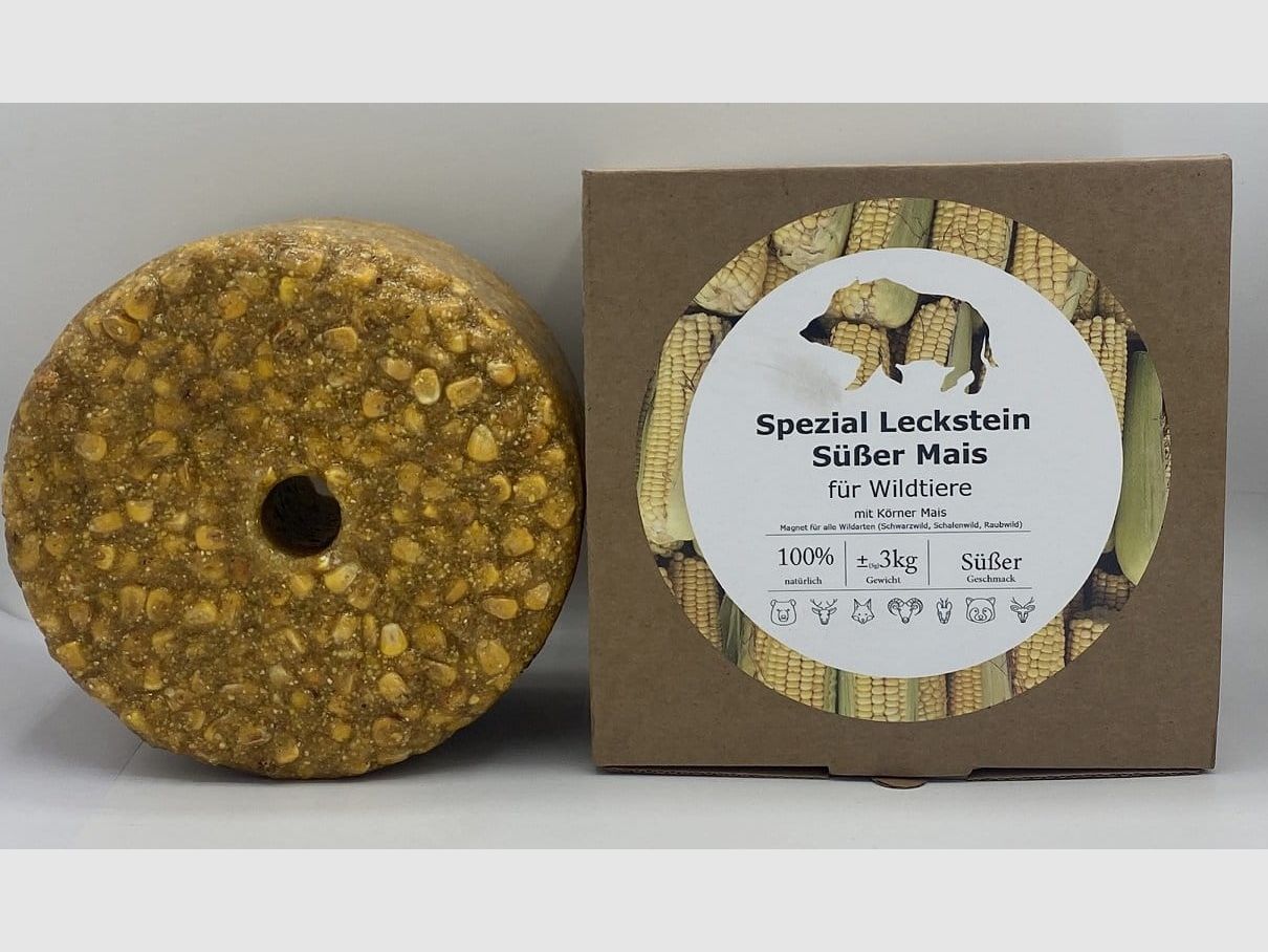 Wildlutscher Spezial Leckstein Süßer Mais