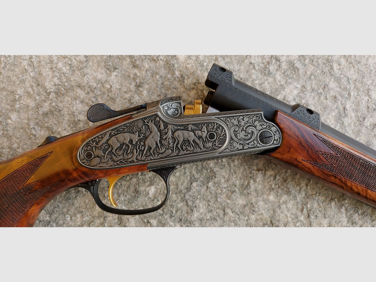 Over-and-under shotgun Blaser K95 Baronesse cal. 6.5X57R custom barrel, image 7 of 8