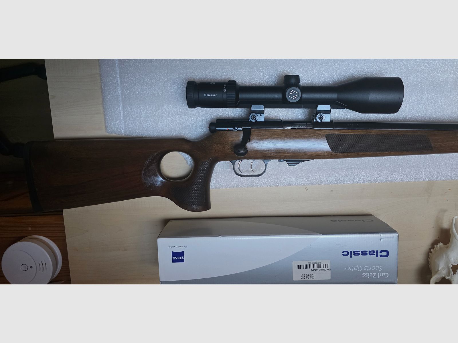 Weihrauch HW 66 TH (.17 HMR) with Zeiss Classic Diavari M 2.5–10x50 T*