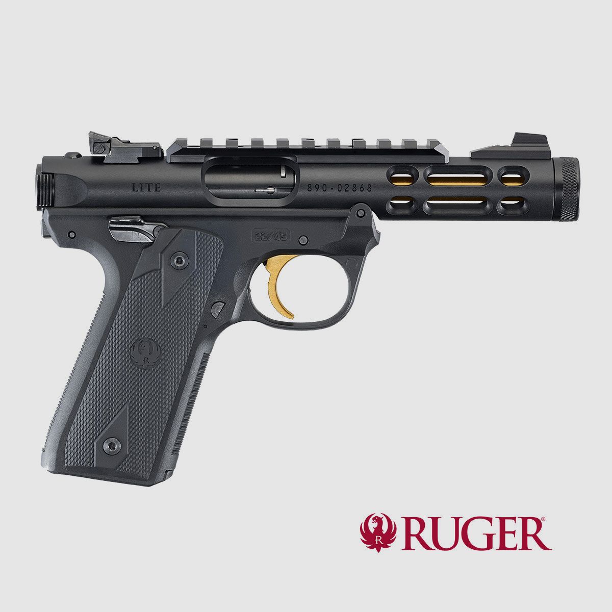 RUGER Mark IV 22/45 Lite Black-Gold 4,4"