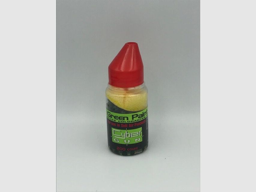 Cyber Gun munitions softair 6mm billes de peinture verte