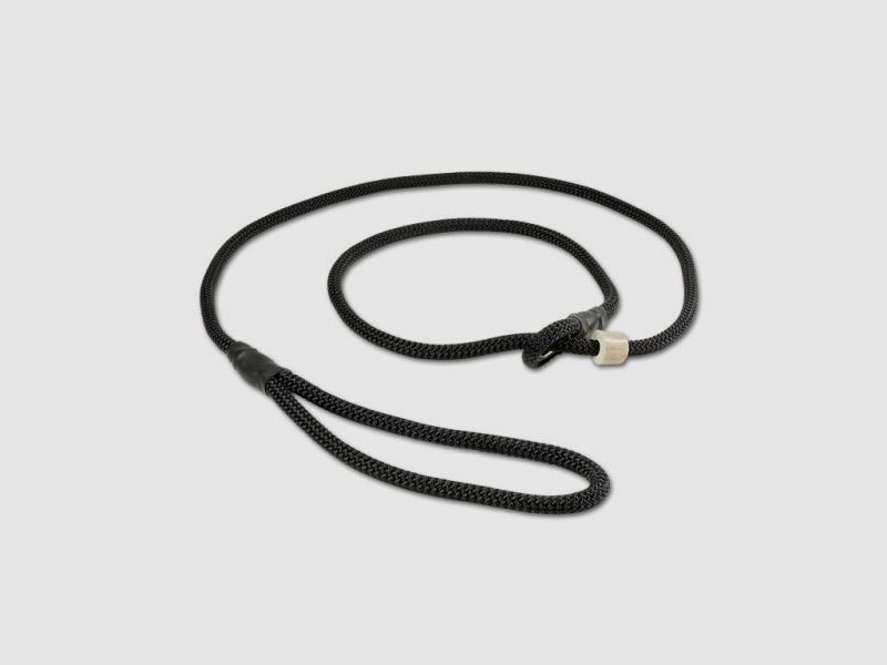 Mystique® Field trial smycz Moxon 8 mm 150 cm czarna, zdjęcie 1 z 2