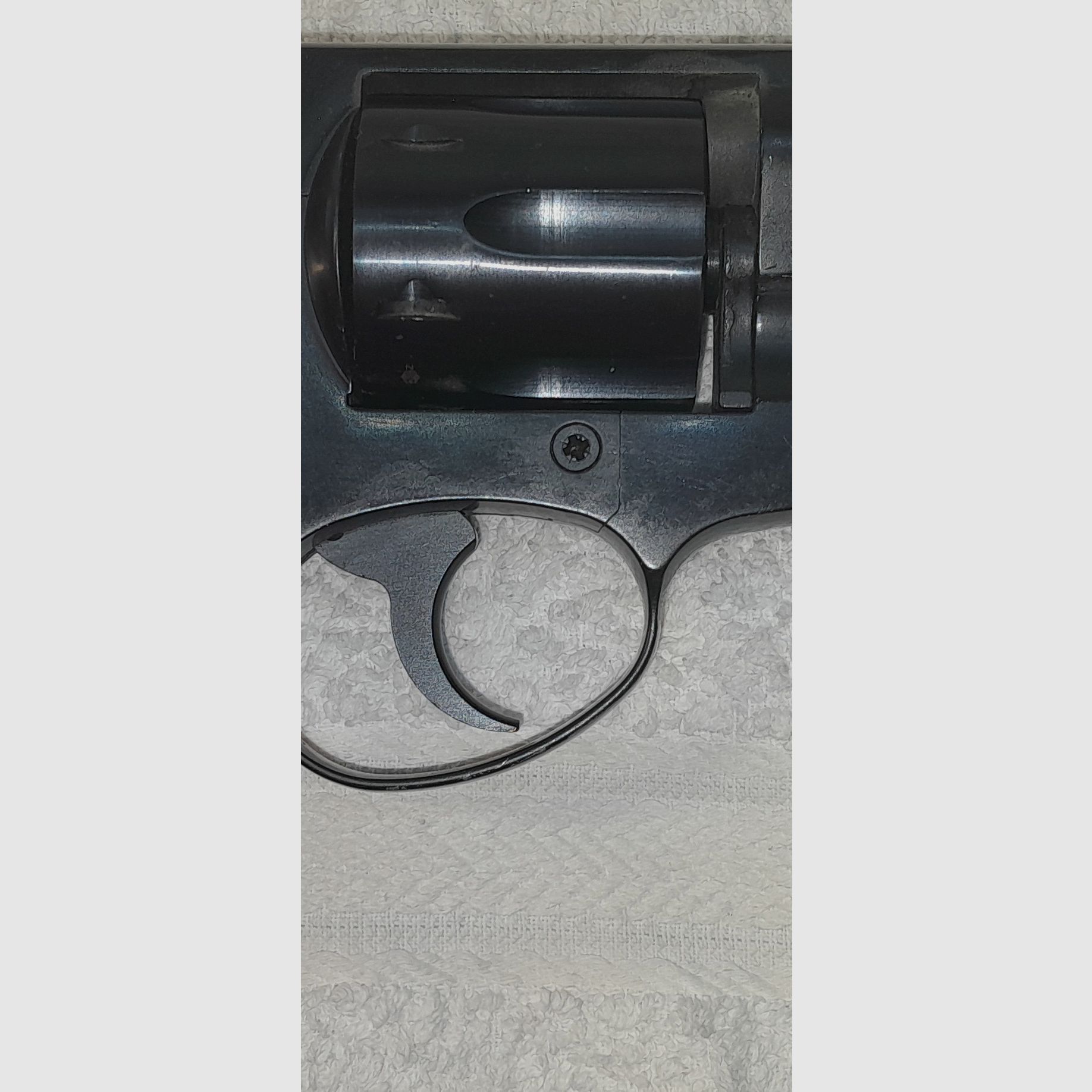 Röhm RG 69 blank firing revolver with steel cylinder and real wood grip, incl. 48 pieces of blank cartridges