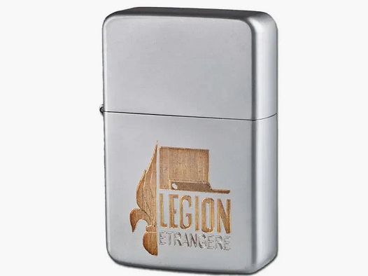 Briquet inconnu Z-Plus gaz avec gravure Légion