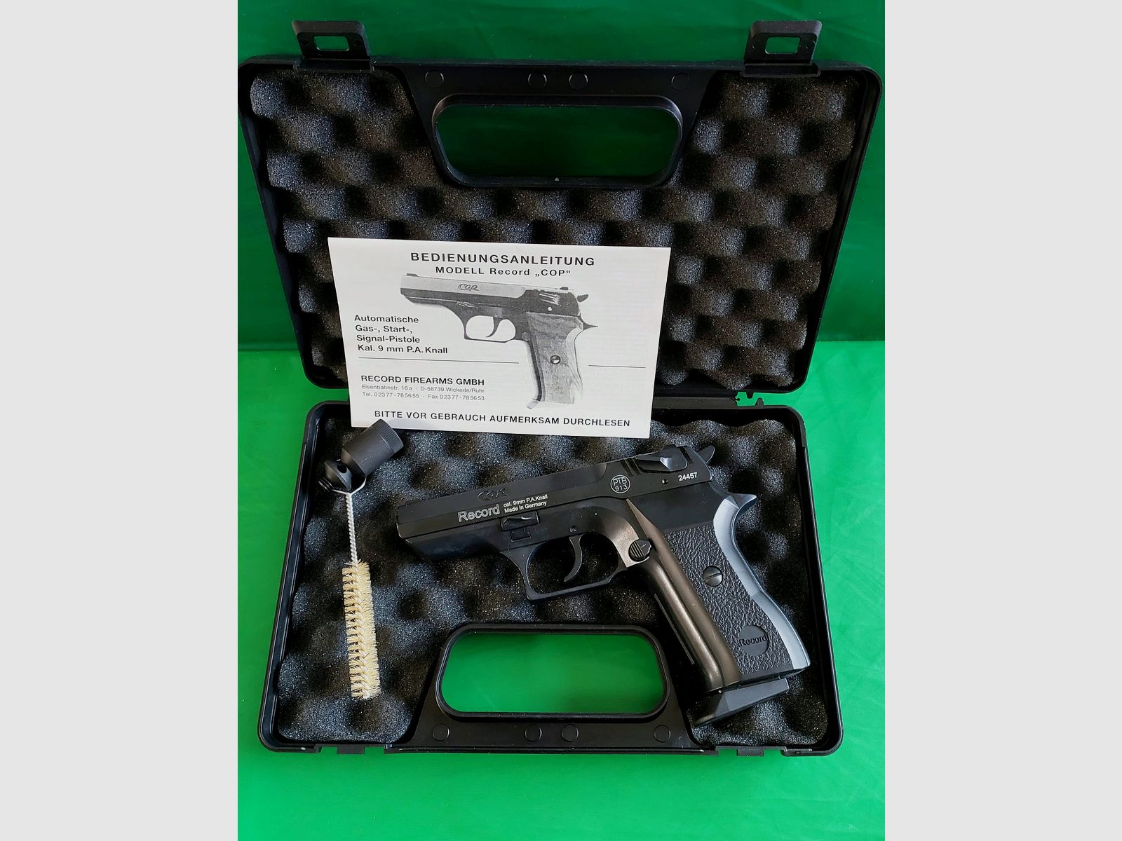 Revólver COP Schreckschuss pistola ennegrecida (PTB 913) como nuevo.