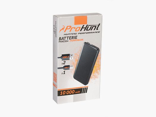 PROHUNT – POWERBANK 10000 mAh