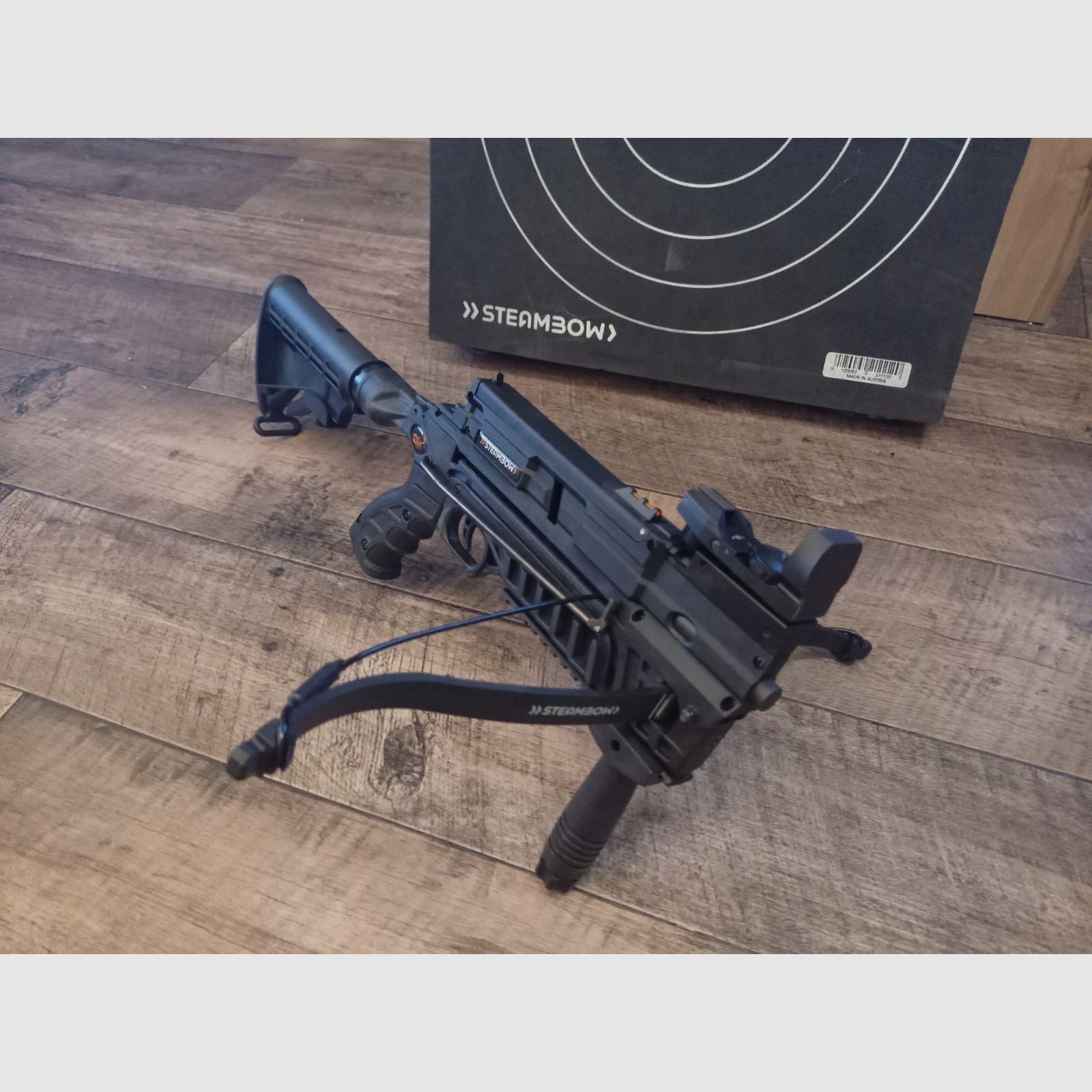 Steambow Stinger II Tactical  mit viel Zubehör 