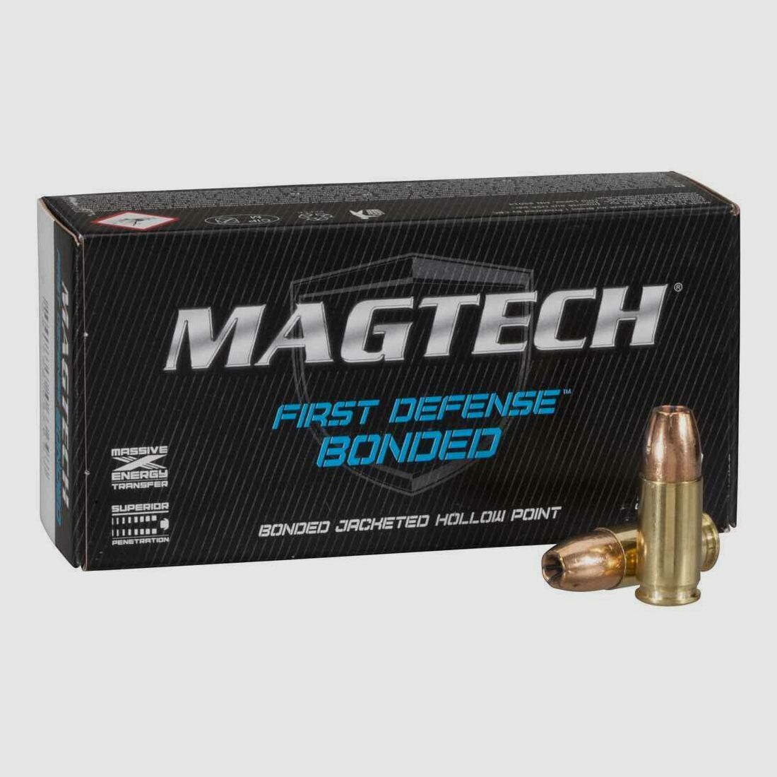 Magtech	 JHP 147 grs. 50Stk - First Defense Bonded