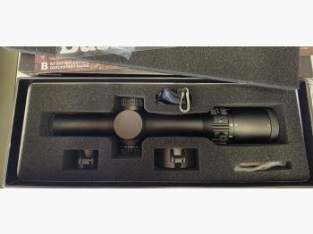 BUSHNELL ZF R7 1-8X24MM ED BLACK ILLUM. SFP MRAD FIBER DOT EXO
