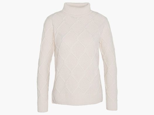 BARBOUR Maglione a collo alto Burne Knit Ecru