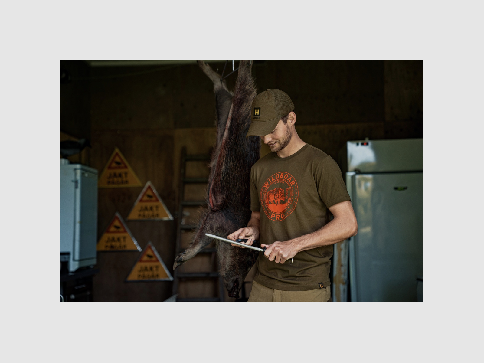 HÄRKILA Wildzwijn T-Shirt Wilgen Groen