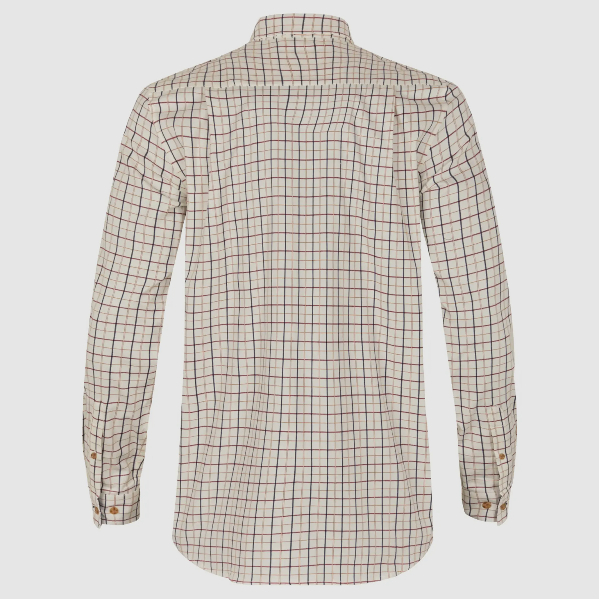 Seeland Jachtshirt Oxford Classic Blauw/Merlot Check