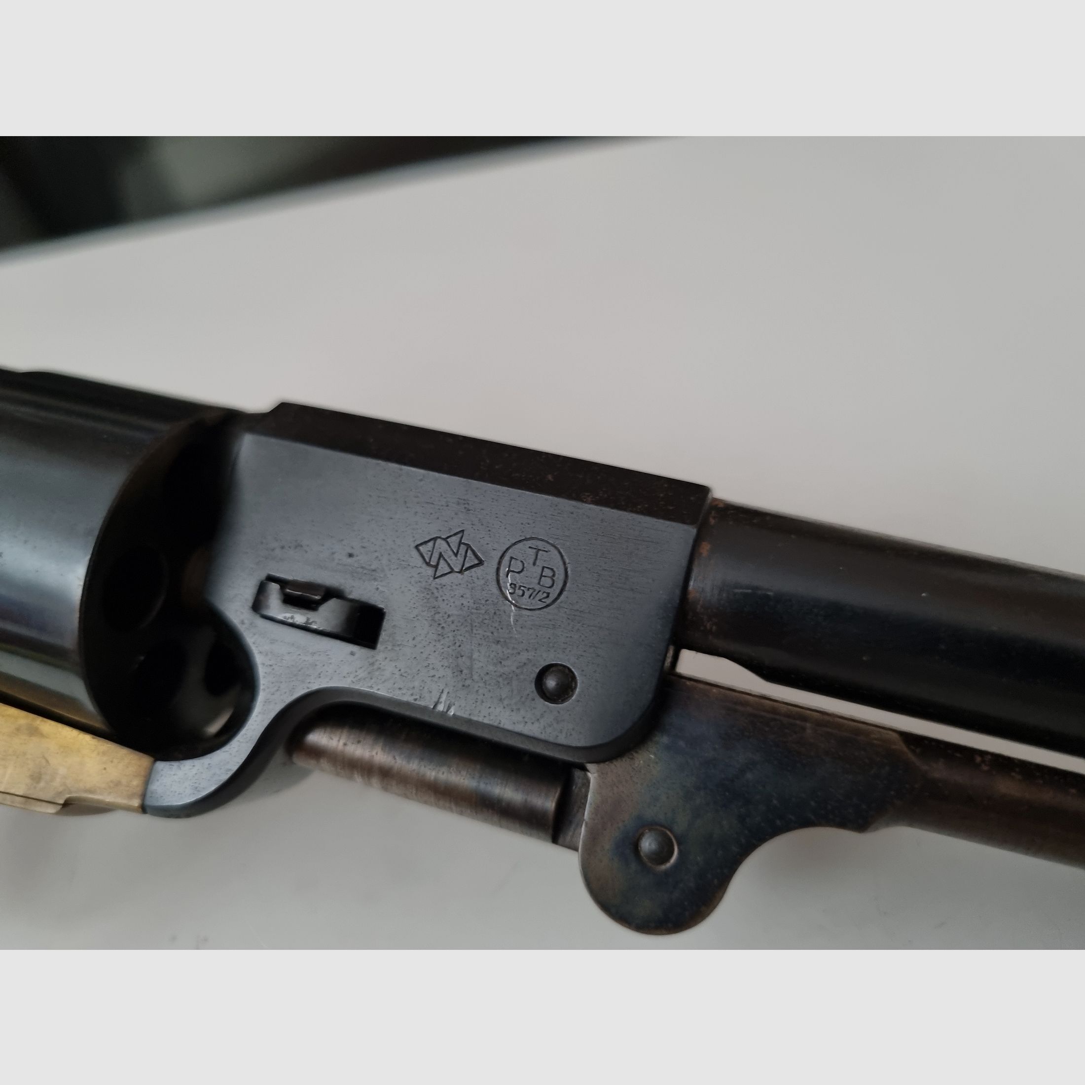 Western Navy 1851 9mm Knall Seltener Neumann Umbau PTB 357/2 