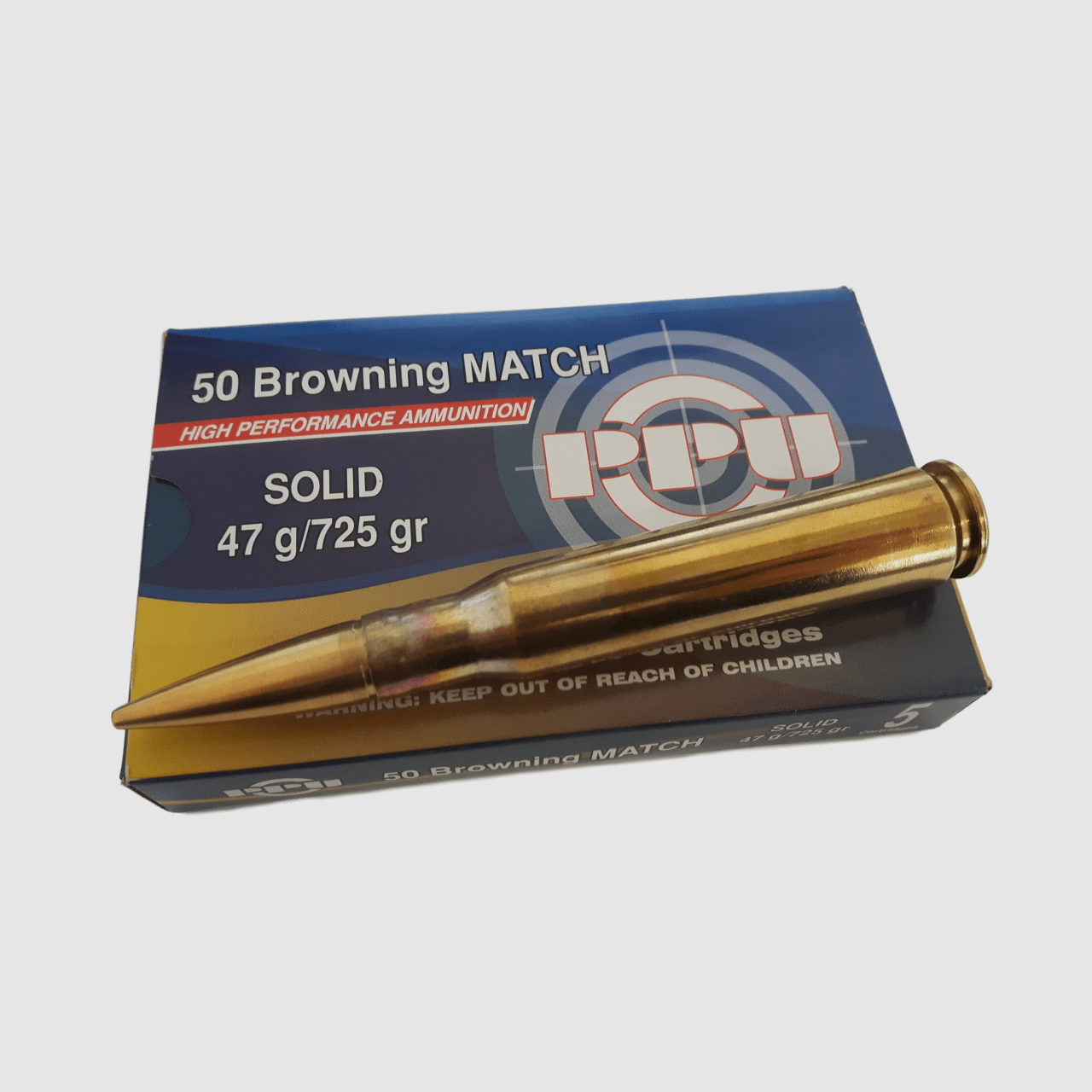 PRVI/PPU .50 BMG Solid Match 725 gr. -5 Stk