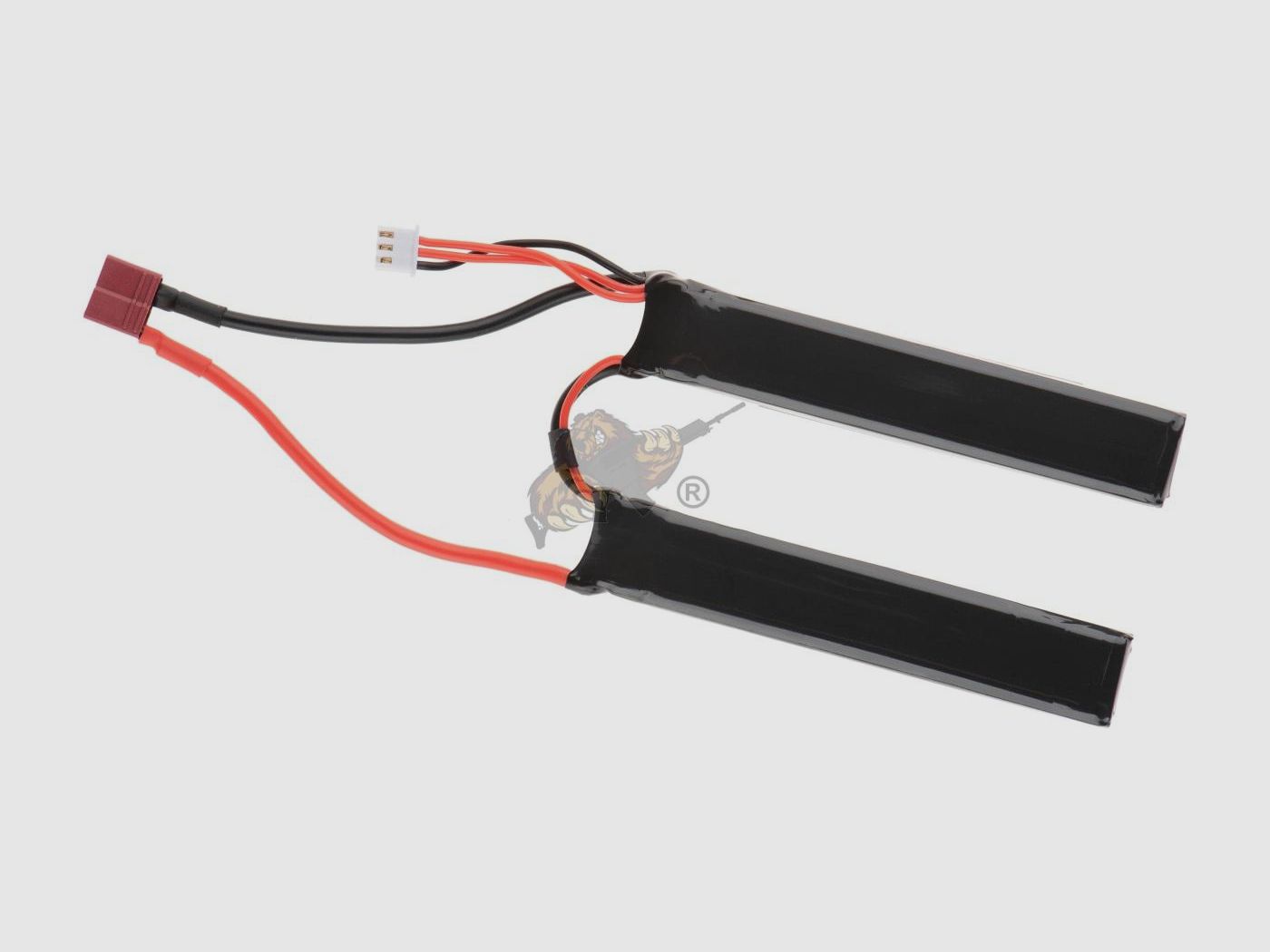 Airsoft LiPo Akku 7.4V 2200mAh 20C Stock Twin Type T-Plug | Pirate Arms
