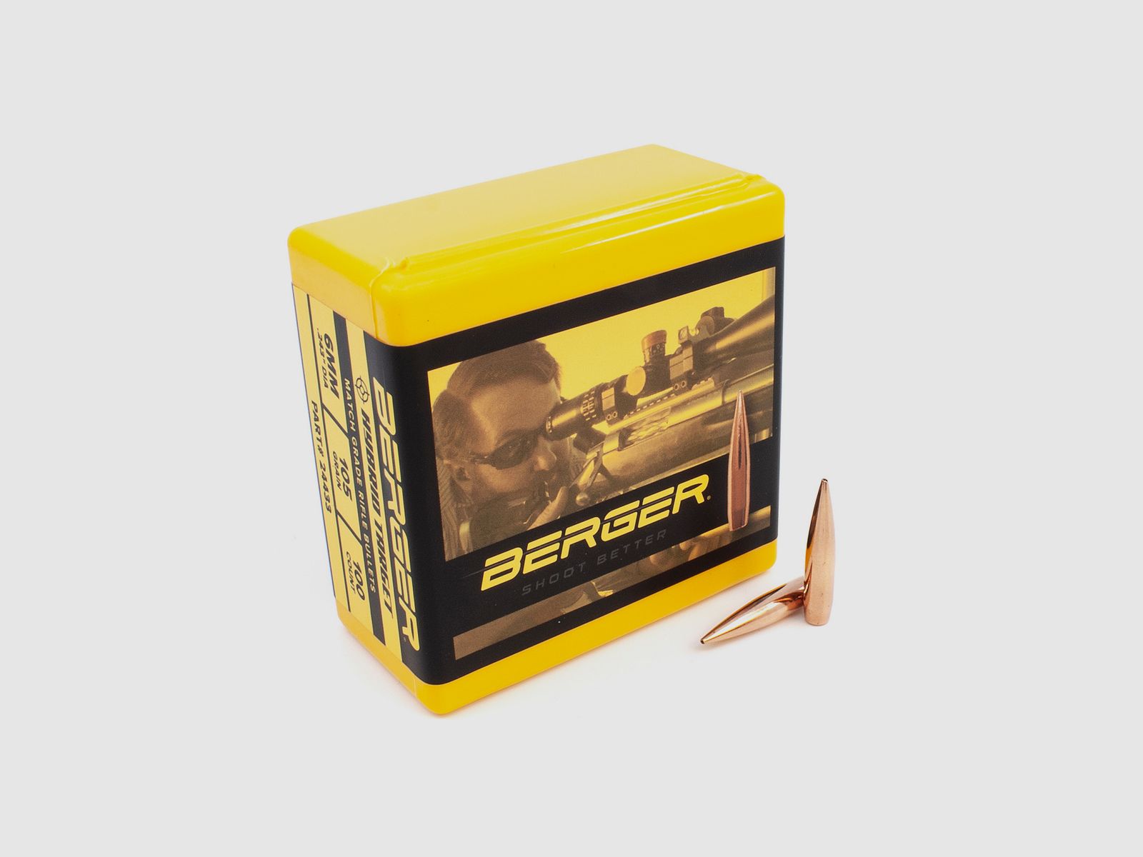 Berger Geschoss 6mm/.243 Hybrid Target 105GR 100 Stück