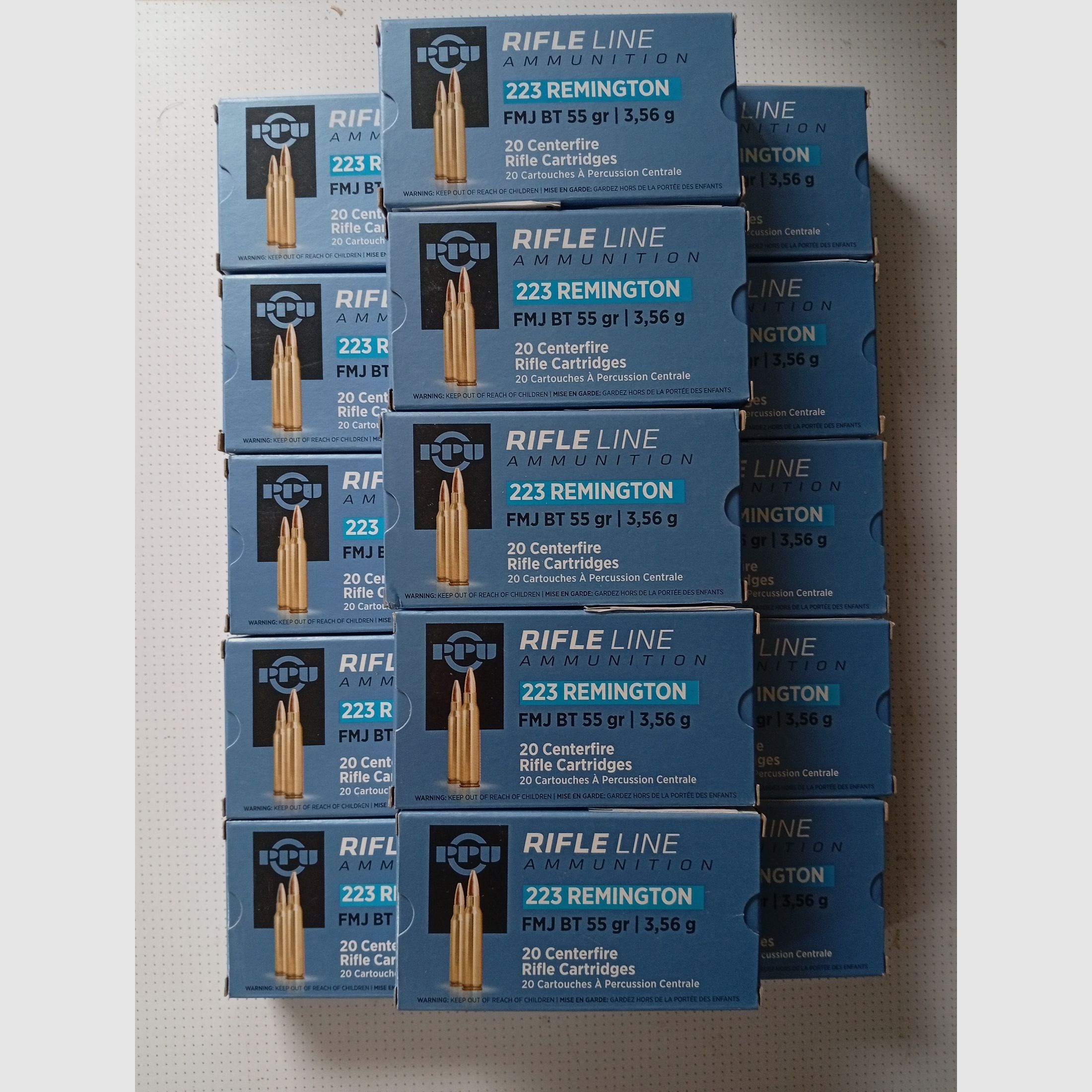 .223 Remington PPU 55gr.